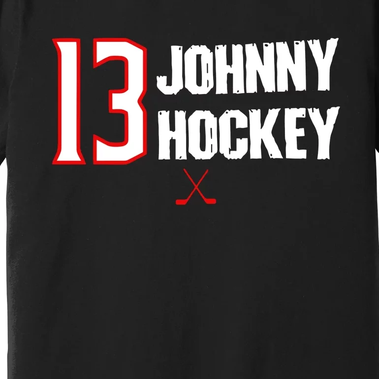 13 Johnny Hockey Cbj Artillery Premium T-Shirt