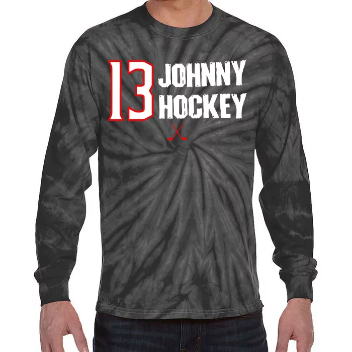 13 Johnny Hockey Cbj Artillery Tie-Dye Long Sleeve Shirt