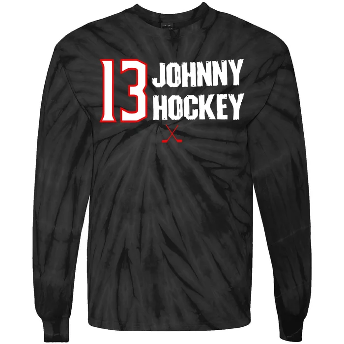 13 Johnny Hockey Cbj Artillery Tie-Dye Long Sleeve Shirt