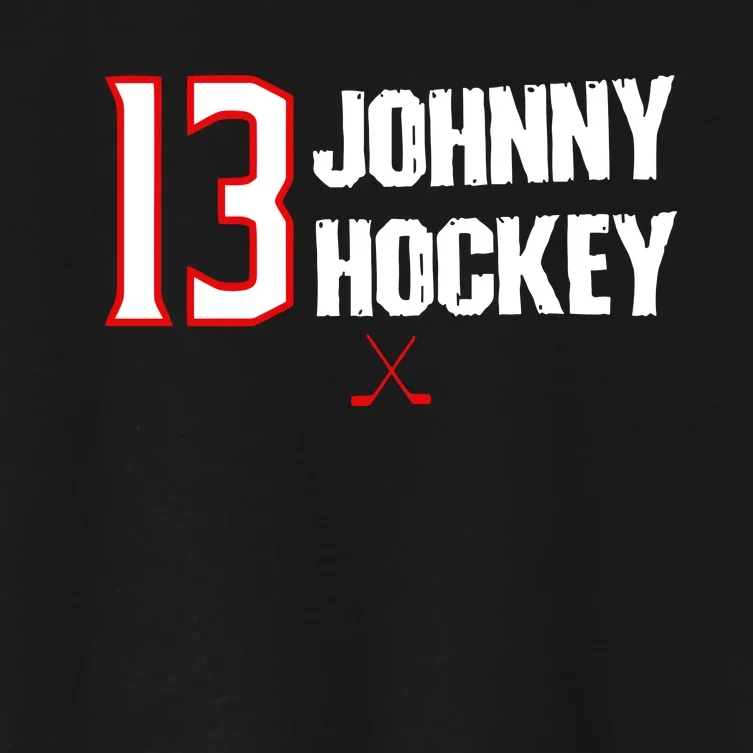 13 Johnny Hockey Cbj Artillery Women's Crop Top Tee