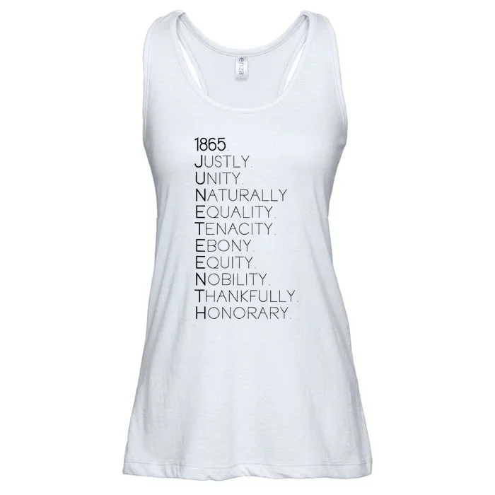 1865 Juneteenth Juneteenth 1865 Juneteenth Ladies Essential Flowy Tank