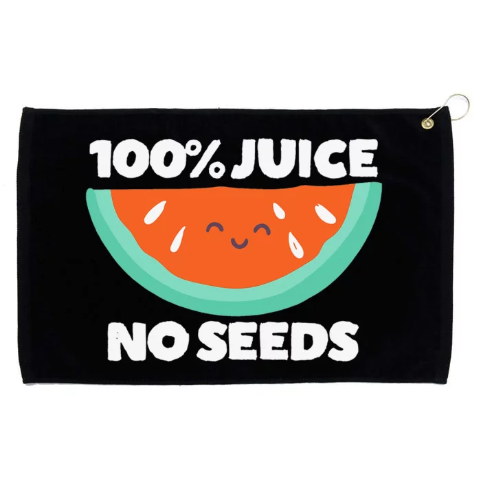 100 Juice No Seeds Watermelon Vasectomy Gift Grommeted Golf Towel