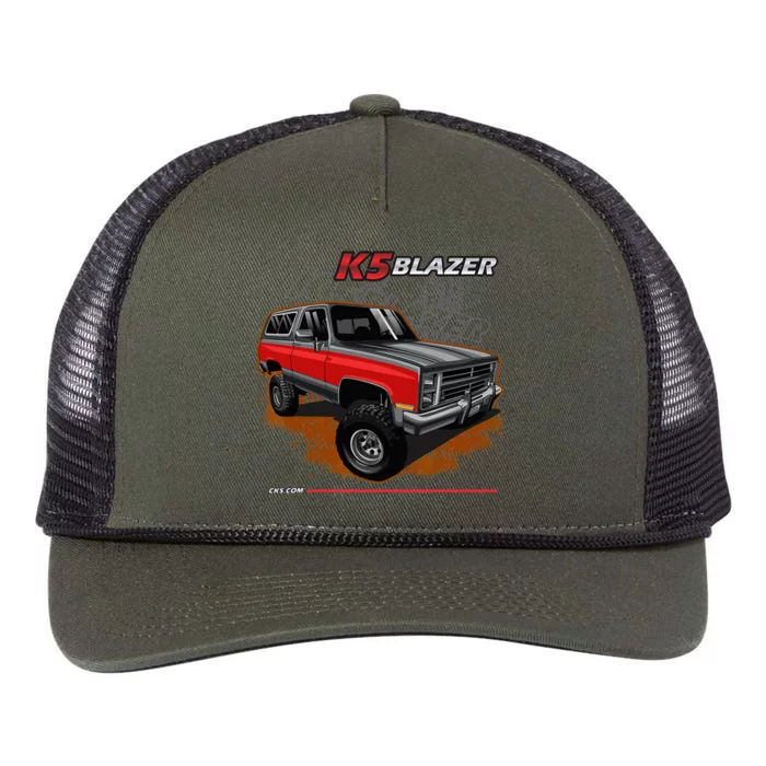 198388 K5 Blazer Square Body 4x4 Retro Rope Trucker Hat Cap