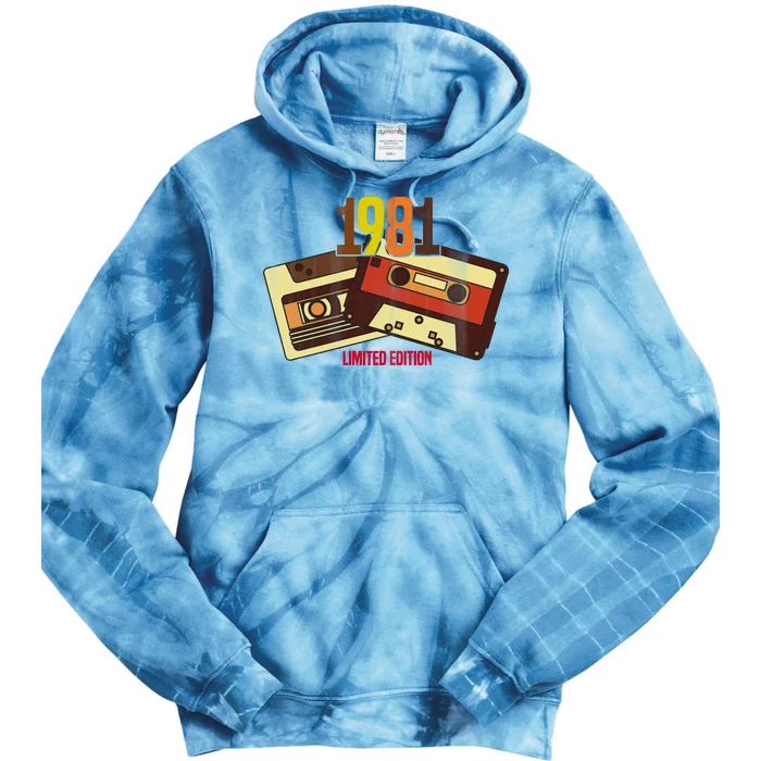 1981 Limited Edition Birthday Gift Tie Dye Hoodie