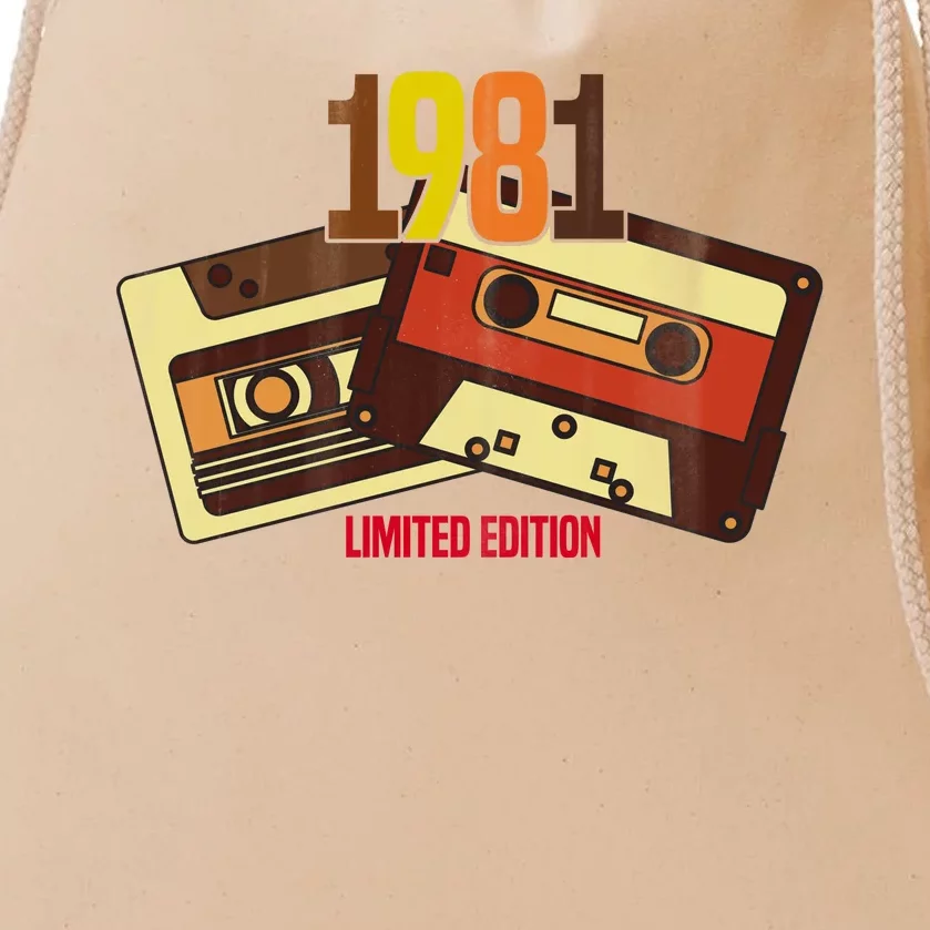 1981 Limited Edition Birthday Gift Drawstring Bag