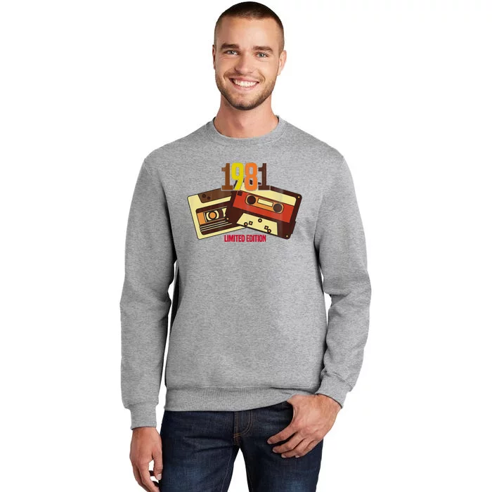 1981 Limited Edition Birthday Gift Tall Sweatshirt