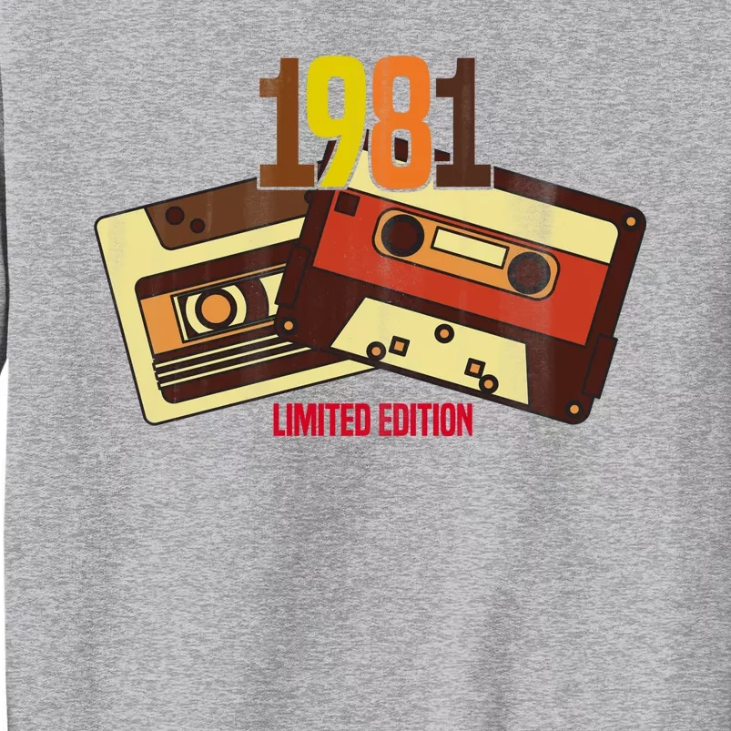 1981 Limited Edition Birthday Gift Tall Sweatshirt