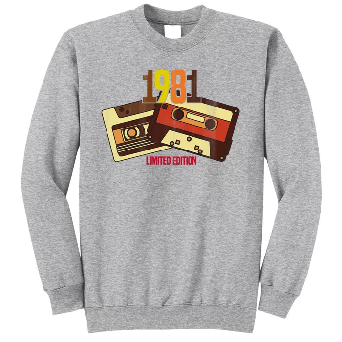 1981 Limited Edition Birthday Gift Tall Sweatshirt