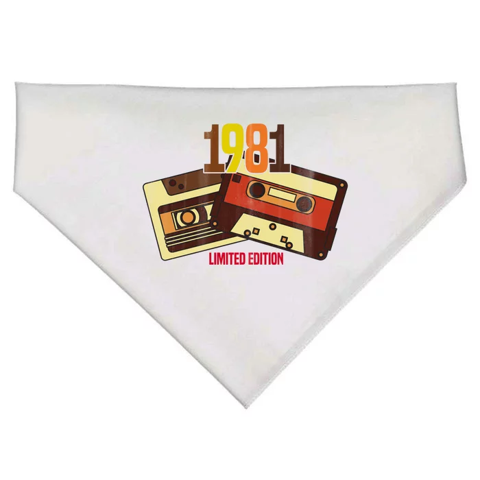 1981 Limited Edition Birthday Gift USA-Made Doggie Bandana