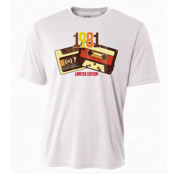 1981 Limited Edition Birthday Gift Cooling Performance Crew T-Shirt