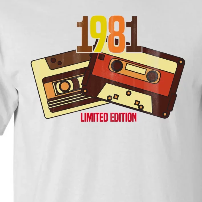 1981 Limited Edition Birthday Gift Tall T-Shirt