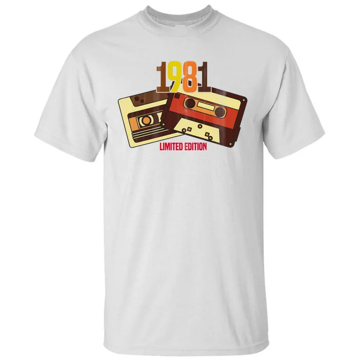 1981 Limited Edition Birthday Gift Tall T-Shirt