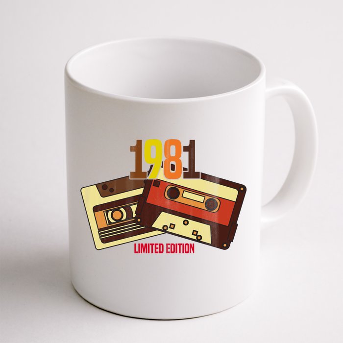 1981 Limited Edition Birthday Gift Front & Back Coffee Mug