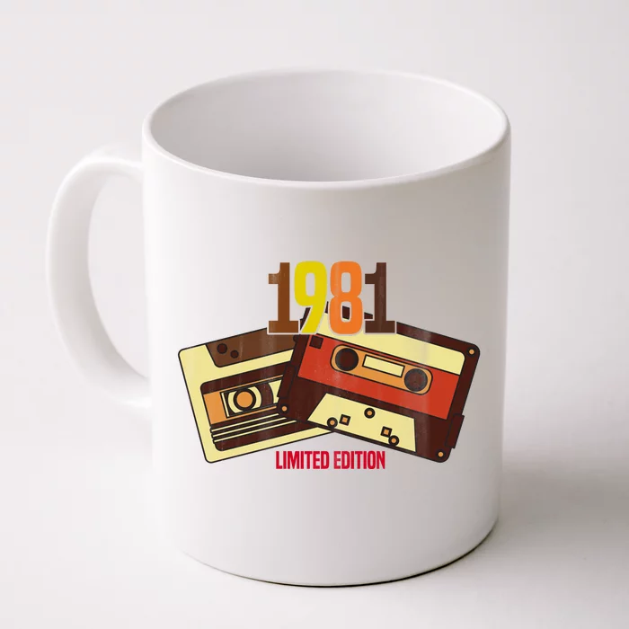 1981 Limited Edition Birthday Gift Front & Back Coffee Mug