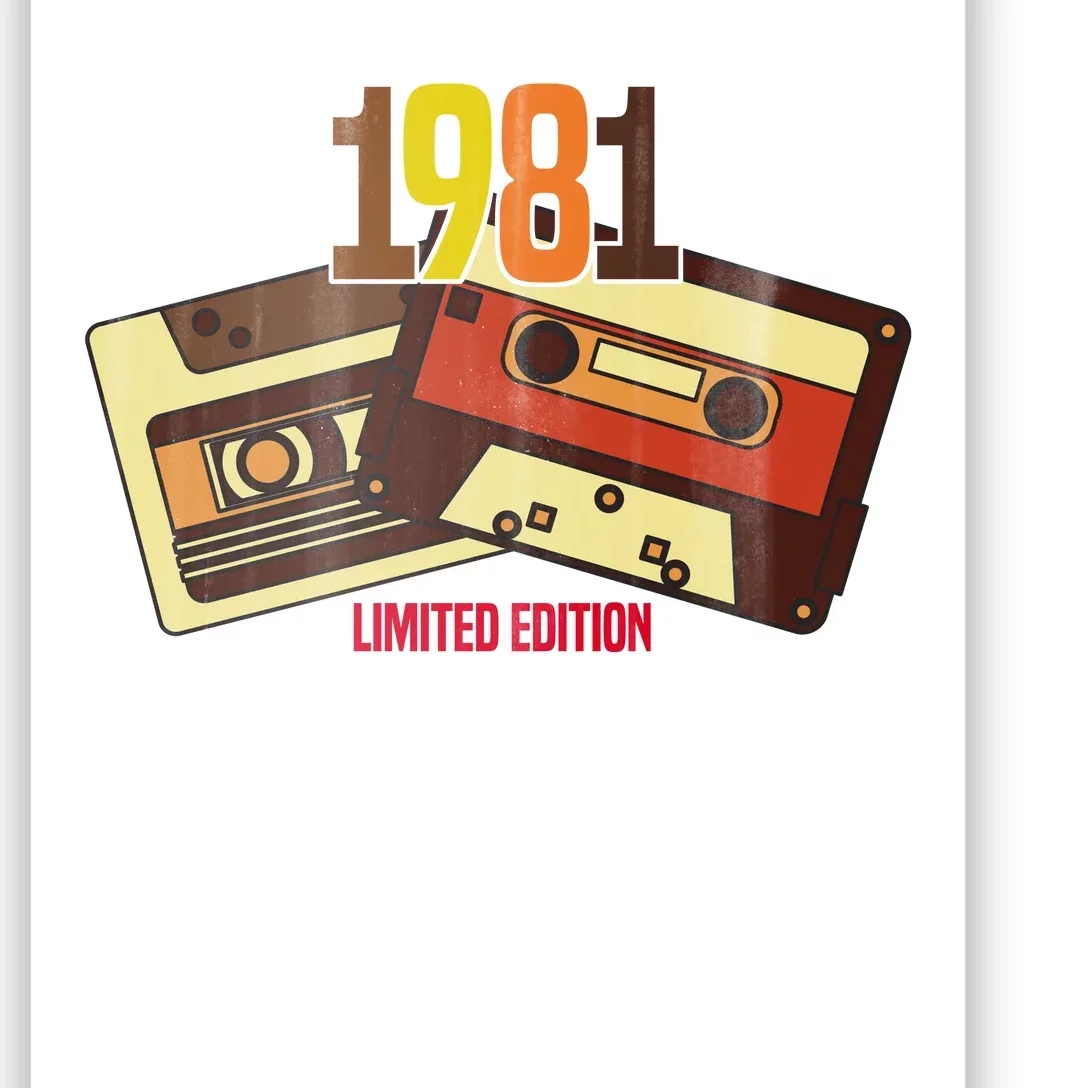 1981 Limited Edition Birthday Gift Poster