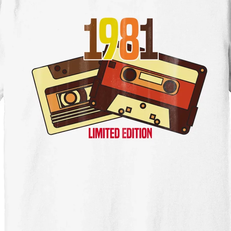 1981 Limited Edition Birthday Gift Premium T-Shirt