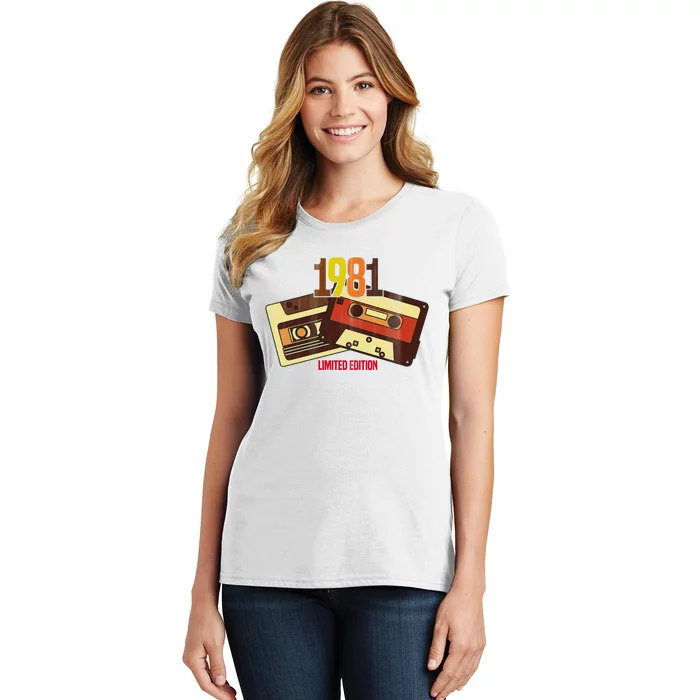 1981 Limited Edition Birthday Gift Women's T-Shirt