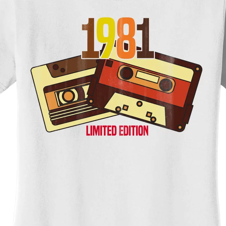 1981 Limited Edition Birthday Gift Women's T-Shirt