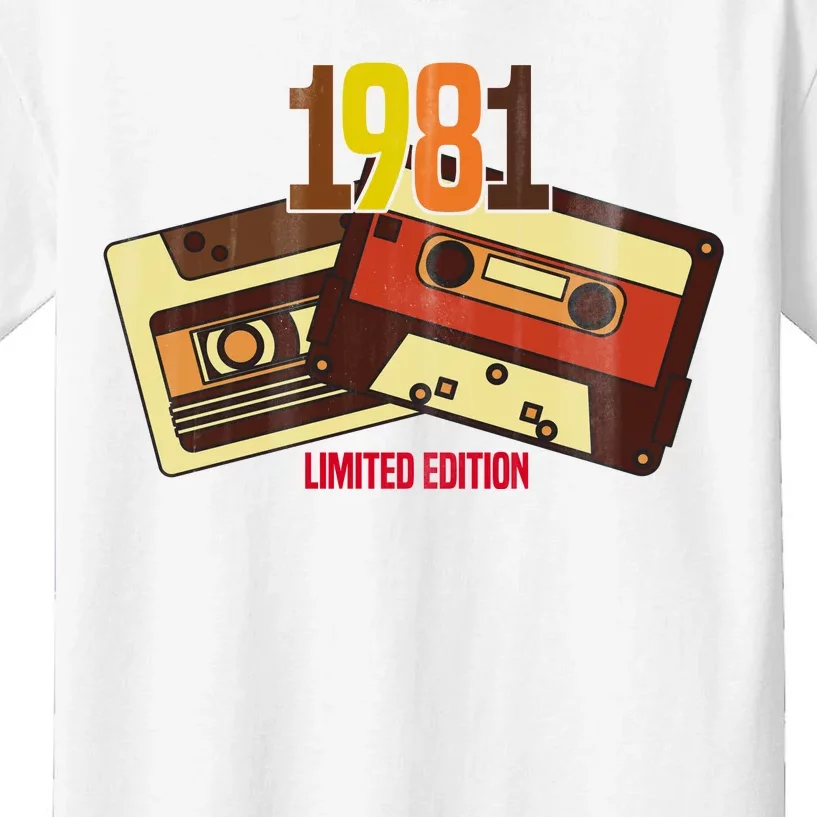 1981 Limited Edition Birthday Gift Kids T-Shirt