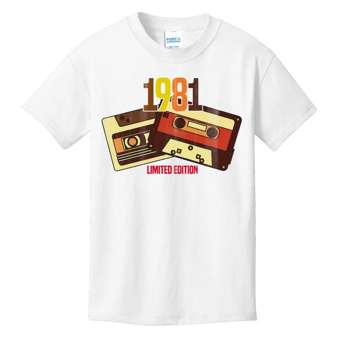 1981 Limited Edition Birthday Gift Kids T-Shirt