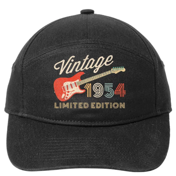 1954 Limited Edition Guitar Year Of Birthday 7-Panel Snapback Hat