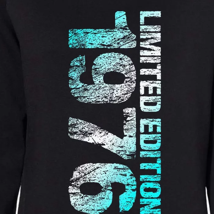 1976 Limited Edition 47th Birthday Born 1976 Man Woman 47 Womens California Wash Sweatshirt