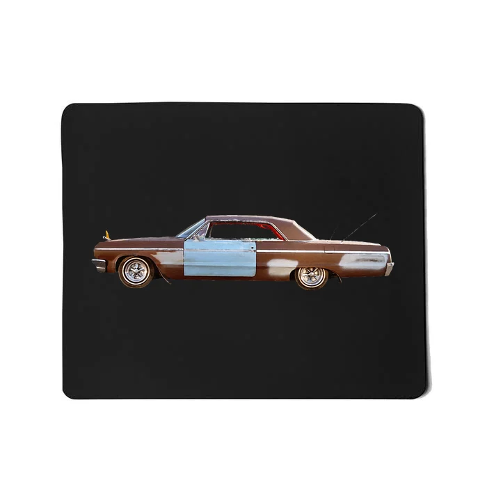 1964 Love Machine Low Rider Kustom Hot Rod Muscle Car Mousepad