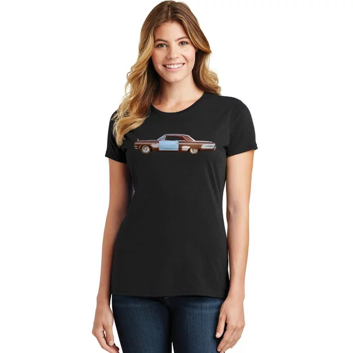 1964 Love Machine Low Rider Kustom Hot Rod Muscle Car Women's T-Shirt