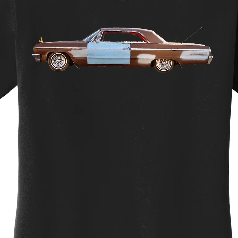 1964 Love Machine Low Rider Kustom Hot Rod Muscle Car Women's T-Shirt