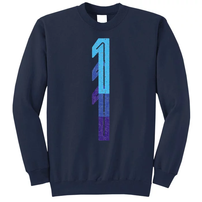 1 Lucky Number 1st Year Birthday Age Sports Team Tall Sweatshirt