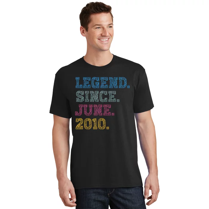 13YearOld Legend Since June 2010 13th Birthday T-Shirt