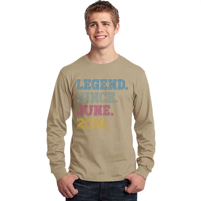 13YearOld Legend Since June 2010 13th Birthday Long Sleeve Shirt