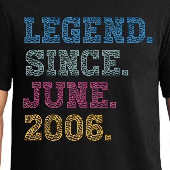 17YearOld Legend Since June 2006 17th Birthday Pajama Set