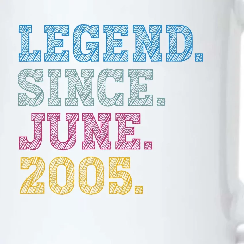 18YearOld Legend Since June 2005 18th Birthday Black Color Changing Mug