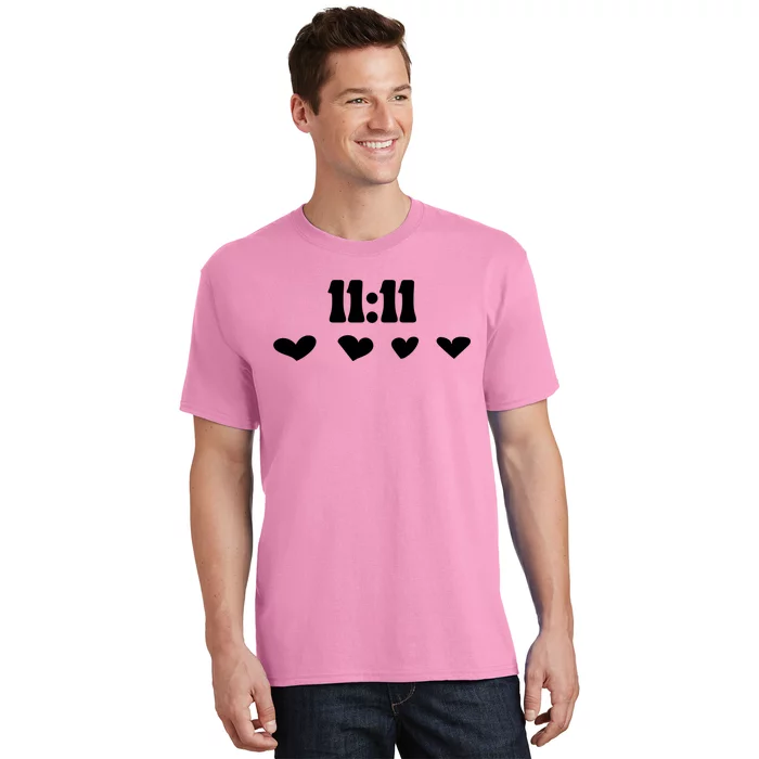 11:11 Make A Wish Hearts T-Shirt