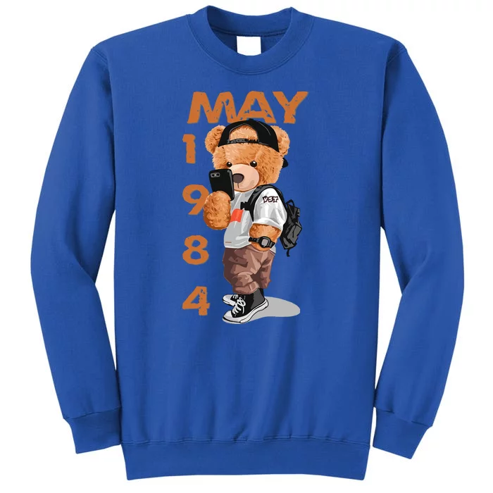 1984 May Born In Tall Sweatshirt