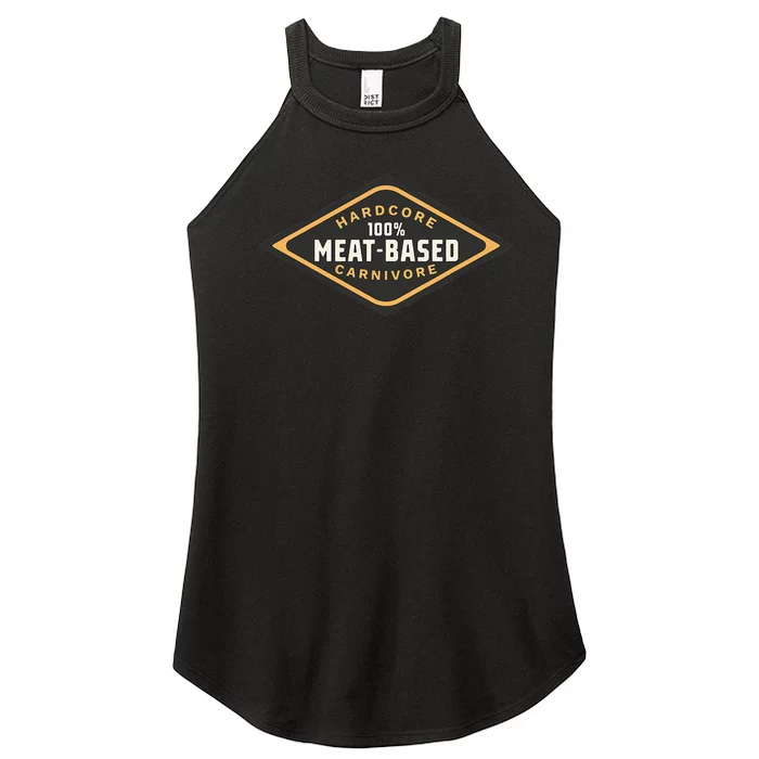 100 Meat Based Hardcore Carnivore Women’s Perfect Tri Rocker Tank