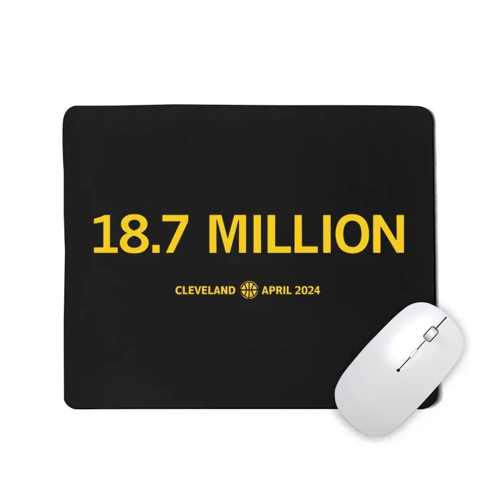 18.7 Million Cleveland April 2024 Mousepad