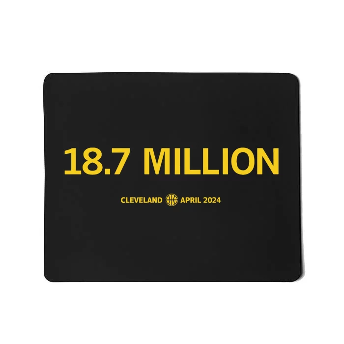 18.7 Million Cleveland April 2024 Mousepad