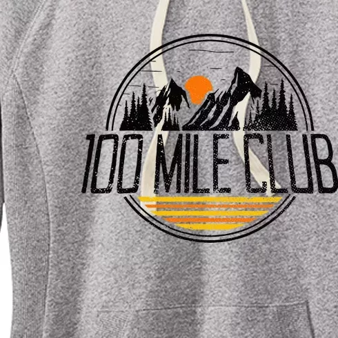 100 Mile Club Run Adventure Fell Ultra Run Trail Running Women's Fleece Hoodie