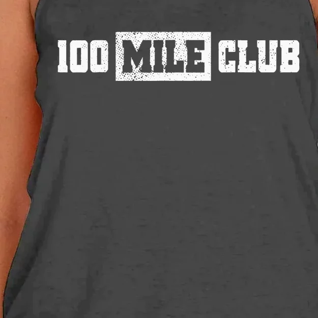 100 Mile Club Run Adventure Fell Ultra Run Trail Running Women's Knotted Racerback Tank