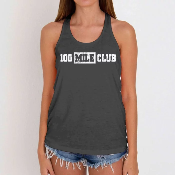 100 Mile Club Run Adventure Fell Ultra Run Trail Running Women's Knotted Racerback Tank