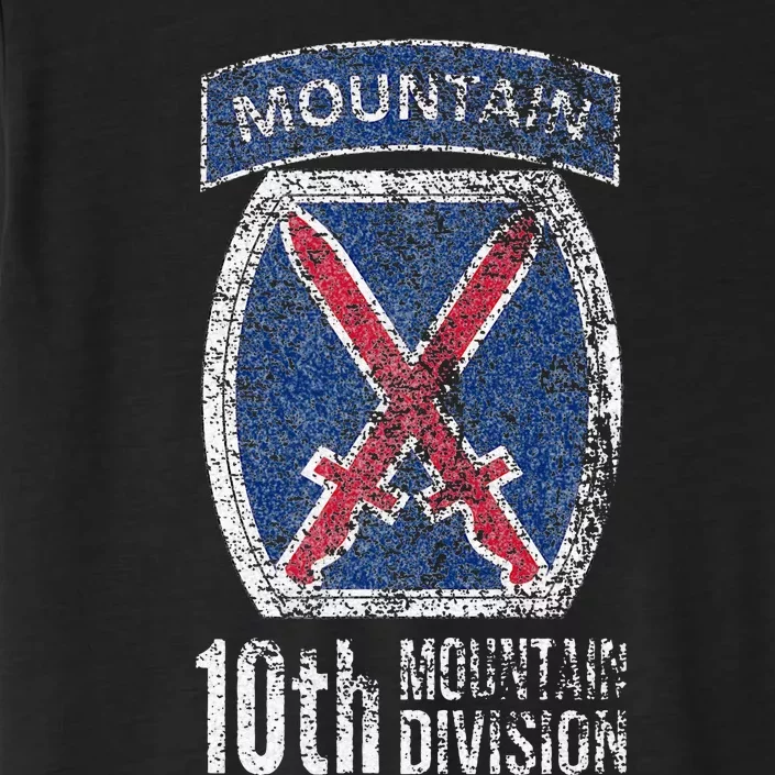 10TH MOUNTAIN DIVISION ARMY INFANTRY US USA VETERAN ChromaSoft Performance T-Shirt