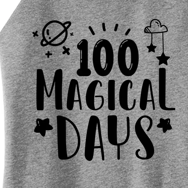 100 Magical Days Of Kindergarten Teacher 100 Day Of School Gift Women’s Perfect Tri Rocker Tank