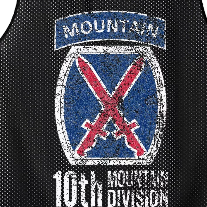 10TH MOUNTAIN DIVISION ARMY INFANTRY US USA VETERAN Mesh Reversible Basketball Jersey Tank