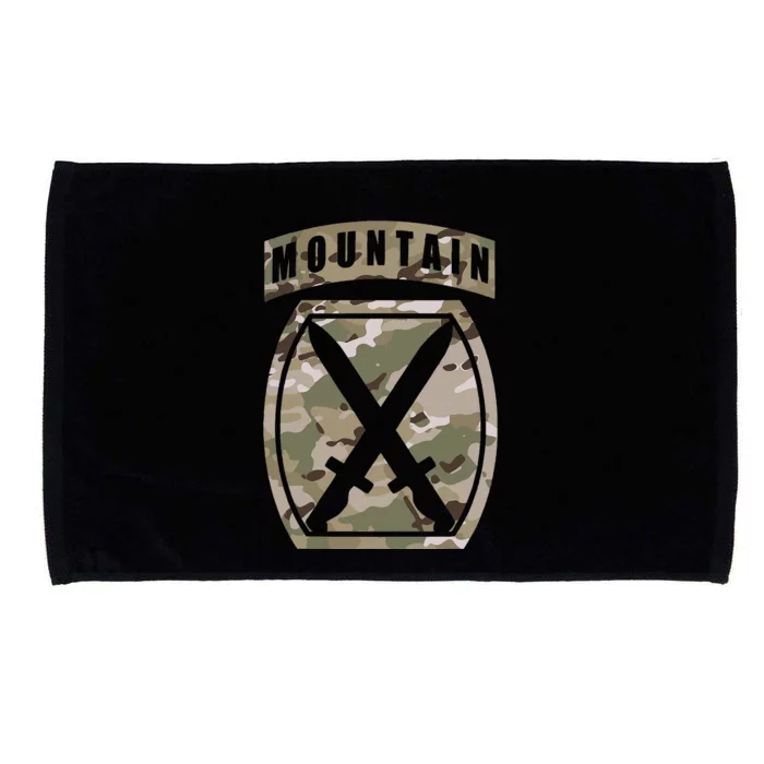 10th Mountain Division Patch 10th Mtn Ocp Multicam Camo Microfiber Hand Towel