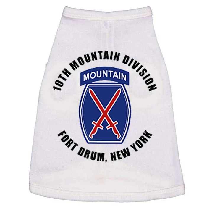 10th Mountain Division Fort Drum New York Doggie Tank