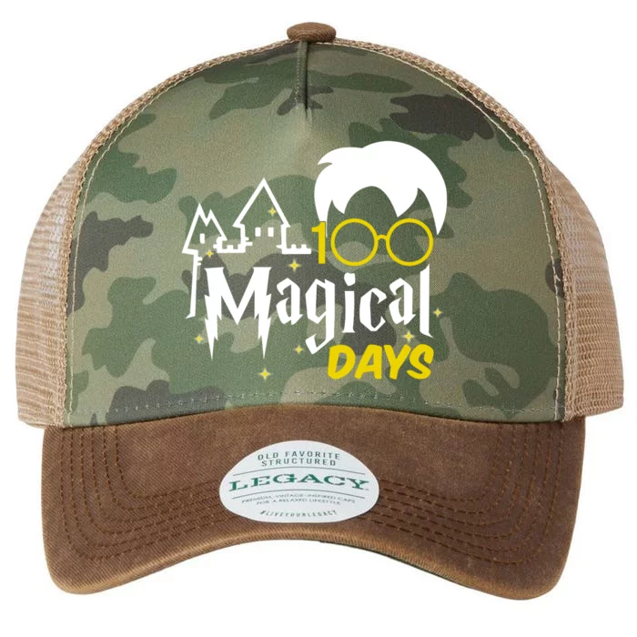 100 Magical Days Wizard 100th Days Of School Legacy Tie Dye Trucker Hat