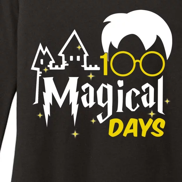 100 Magical Days Wizard 100th Days Of School Womens CVC Long Sleeve Shirt