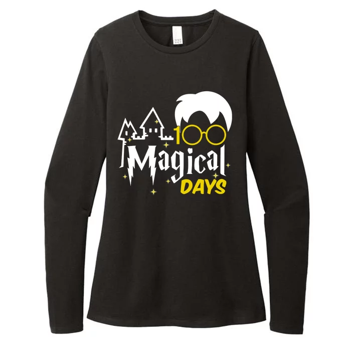 100 Magical Days Wizard 100th Days Of School Womens CVC Long Sleeve Shirt